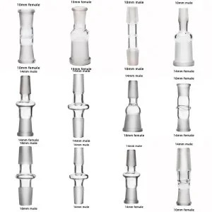 10mm 14mm 18mm male female to 10mm 14mm 18mm male female glass Adapter Expander Water Tool Reducer Connector Accessory