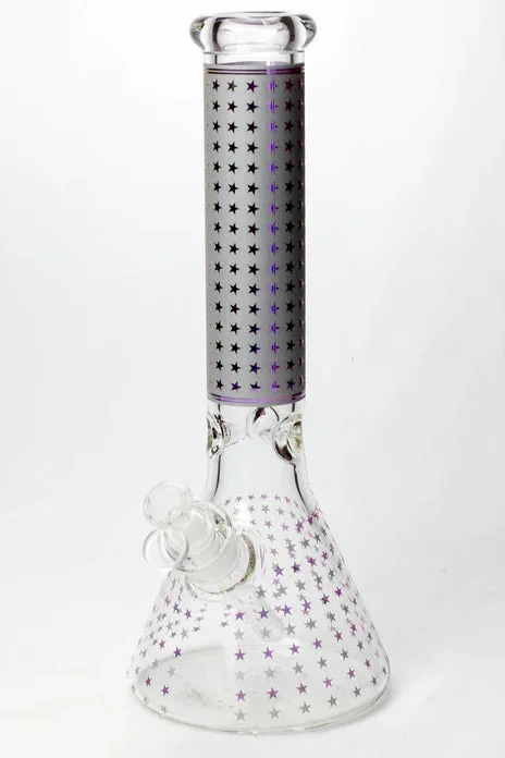 14″ Star 7 mm glass water bong