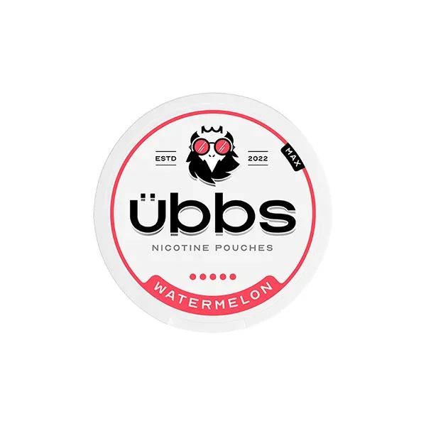 14mg Übbs Watermelon Ice Max Strength Nicotine Pouches – 20 Pouches