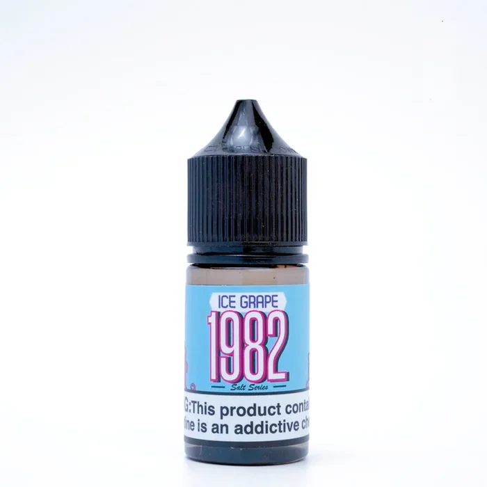 1982- ICE GRAPE E-LIQUID SALT NIC 30ML