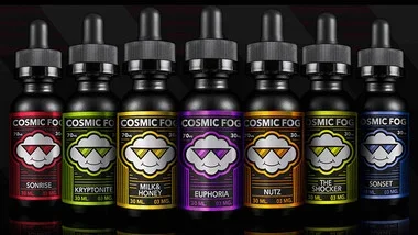 2-3 Flavor Surprise Sample Pack + 1 FREE KN95 Mask | Cosmic Fog | 120ml total (Super Deal)
