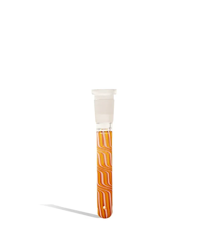 3.5 inch 14mm Downstem with Chromatic Stripe