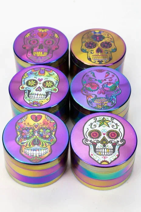 4 parts Skull rainbow grinder