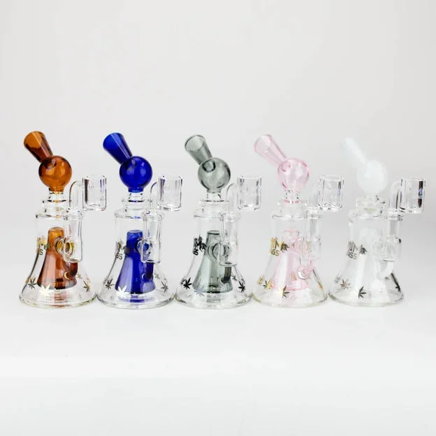 5.7″ MGM Glass 2-in-1 bubbler with Logo [C2674]