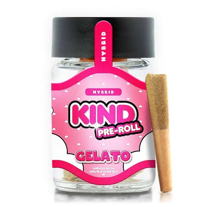 5 x .5 Gram THCa Infused Pre-rolls – Gelato (Hybrid)