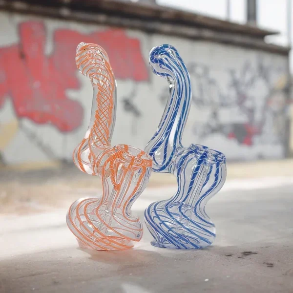 6″ Striped Bubbler –