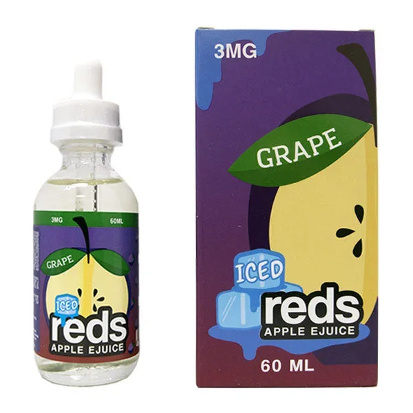 7 DAZE – ICED GRAPE REDS APPLE E-JUICE 60ML