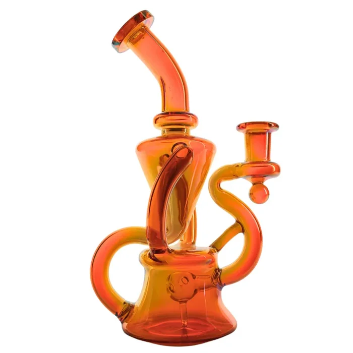 8″ Anodized Dual Intake Recycler (Choose color option from below)