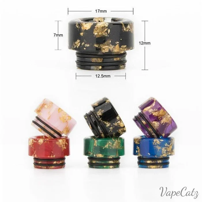 810 Resin Drip Tip Short & Stubby & Thick T10