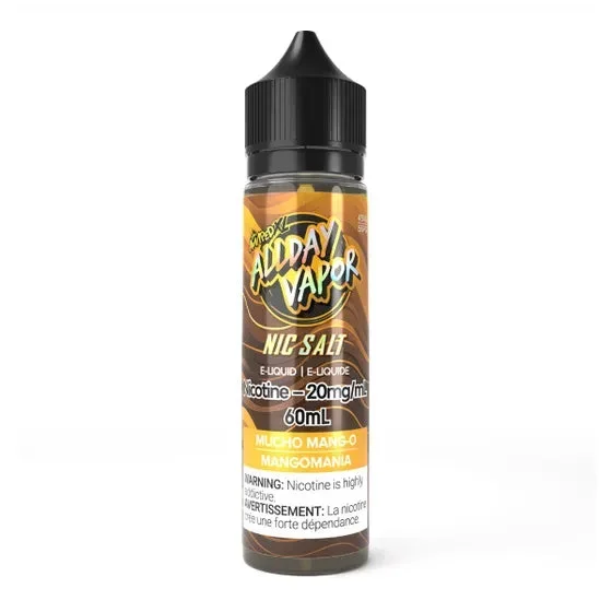 ALLDAY VAPOR AMPED 60mL – Mucho Mang-o