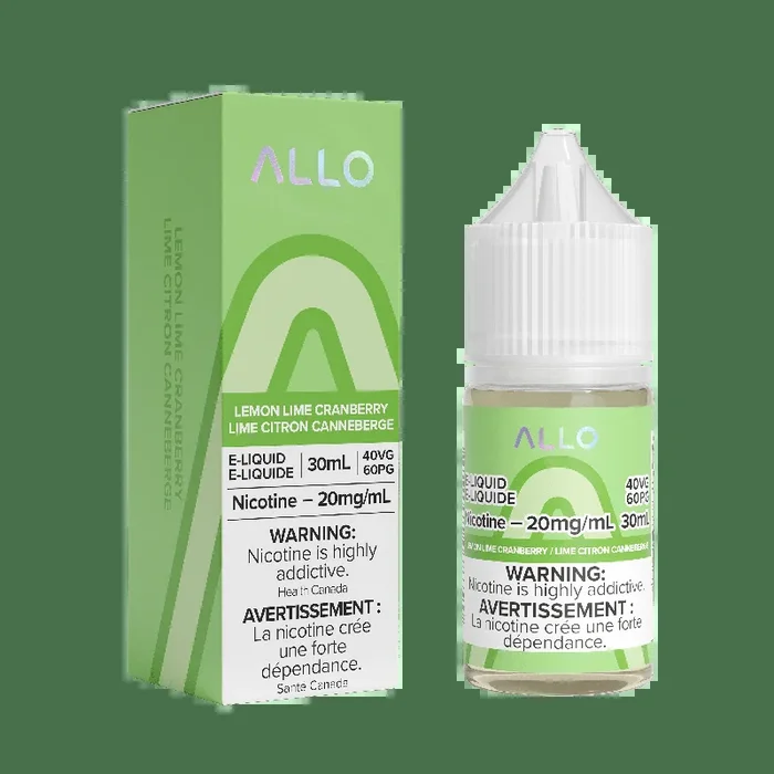 Allo Salt – Lemon Lime Cranberry Nic Salt E-Liquid