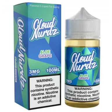 Aloe Grape Synthetic Nicotine 100ml E-Juice | Cloud Nurdz