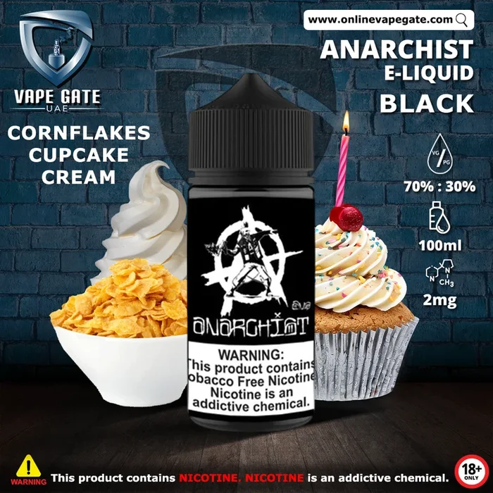 ANARCHIST – BLACK 100ML ELIQUID