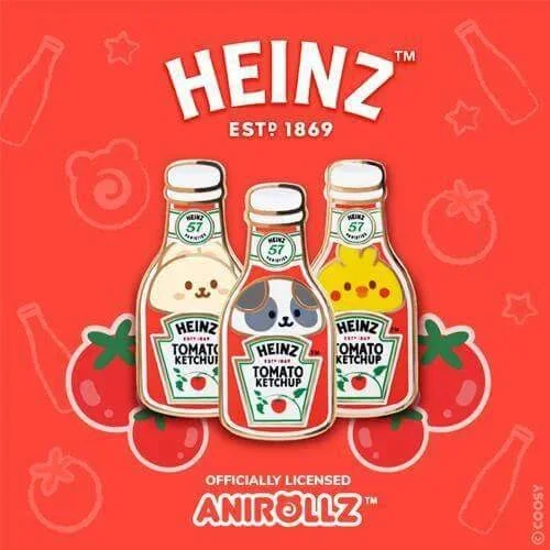 AniRollz x Heinz Enamel Pin