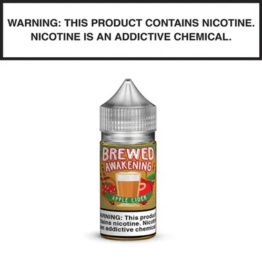 Apple Cider SALT | Brewed Awakening | 30ml (Super Deal)