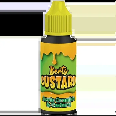 Apple Crumble & Custard E Liquid 100ml by Berts Custard