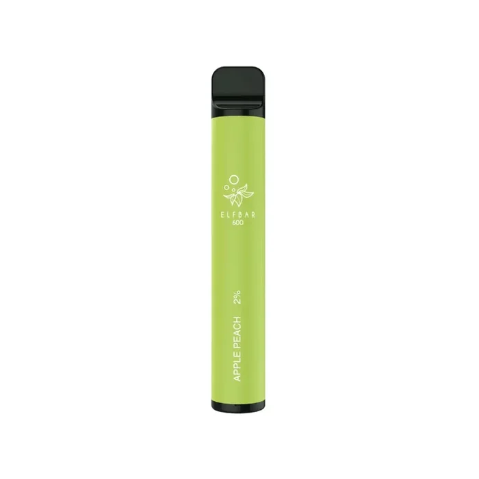 Apple Peach Elf Bar 600 Puffs | 40+ Flavours