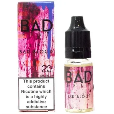 Bad Blood Nic Salt E Liquid 10ml by Bad Drip Labs