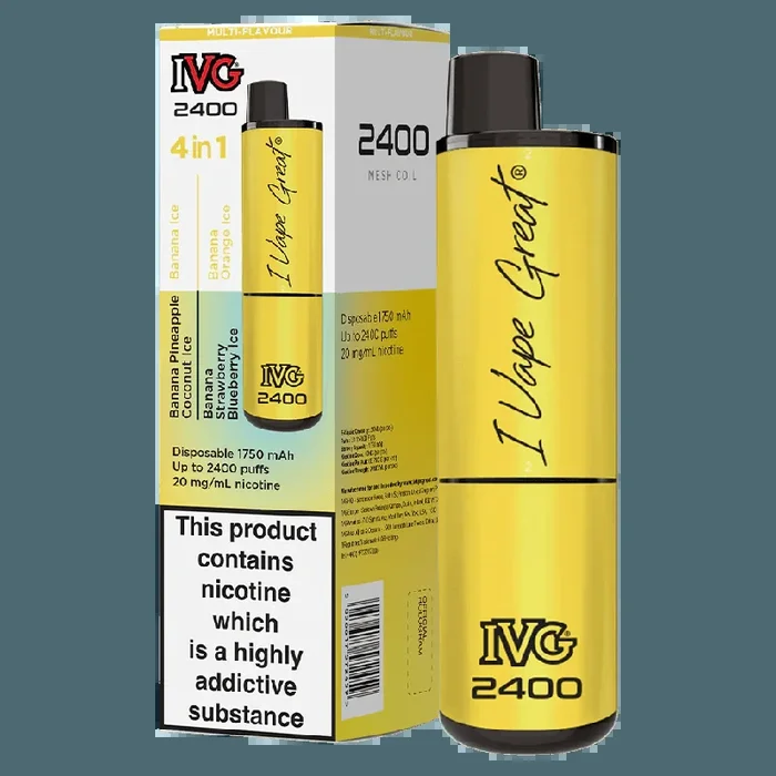 Banana Edition (Multi Flavour) 2400 Disposable