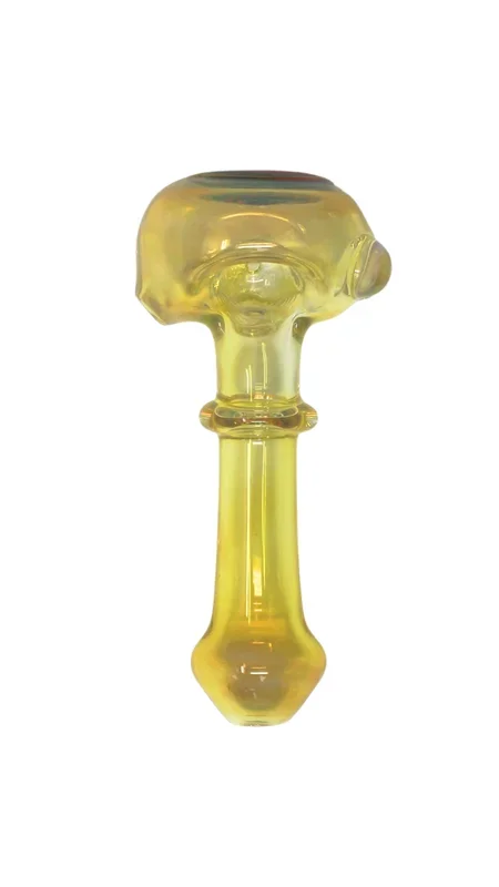 Barkley Glass Silver Fumed Spoon With Spiral Cap