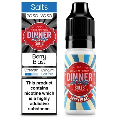 Berry Blast Nic Salt E Liquid 10ml By Dinner Lady