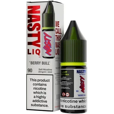 Berry Bull Nic Salt E Liquid 10ml by Nasty Liq