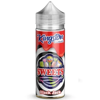 Black Jack E Liquid 100ml by Kingston Sweets