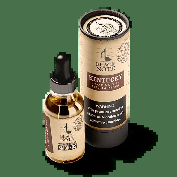 BLACK NOTE Kentucky Tobacco Freebase E-Liquid