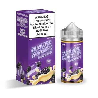 Blackberry Custard 100ml E-Juice | Custard Monster