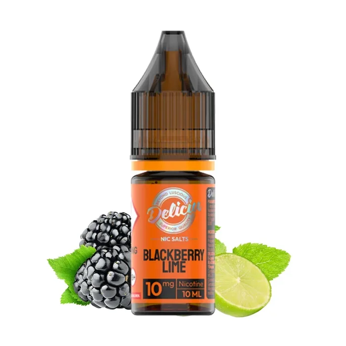 Blackberry Lime Nic Salt E-liquid by Deliciu