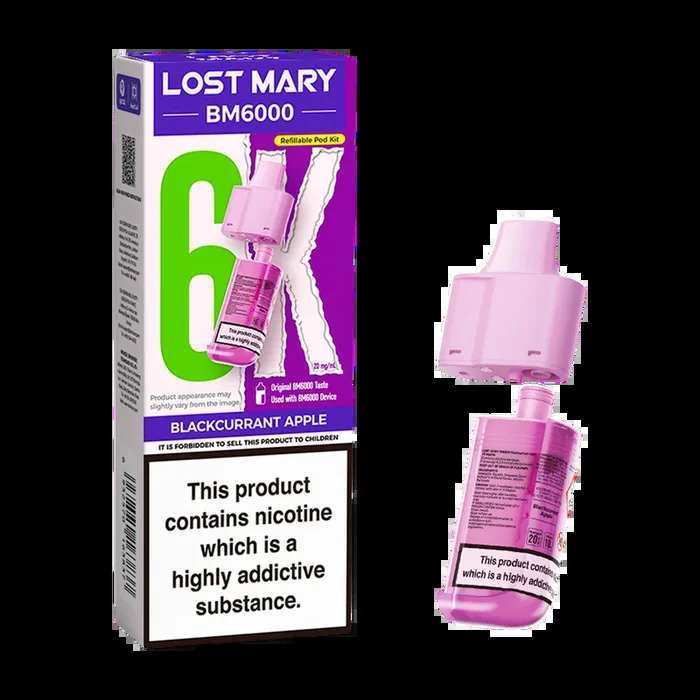Blackcurrant Apple Lost Mary BM6000 Refill Pack