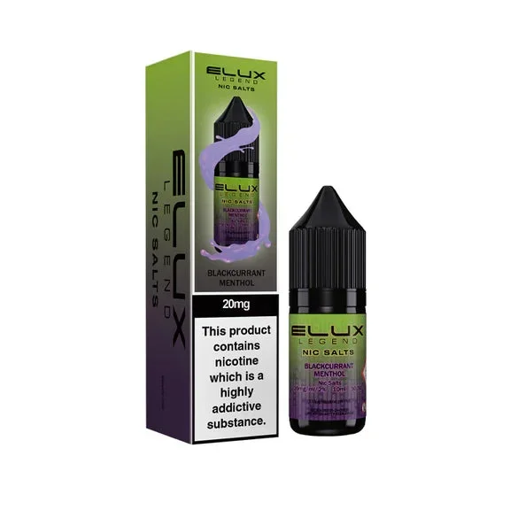 Blackcurrant Menthol – Elux Legend Nic Salts 10ml
