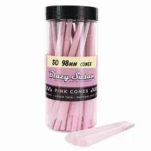 Blazy Susan Cones – Pink 98mm 50pk