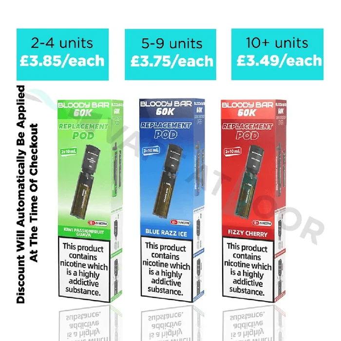 Bloody Bar 60K Prefilled Refill Pods