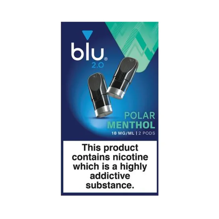Blu 2.0 Polar Menthol E Liquid Pods – 2 Pack