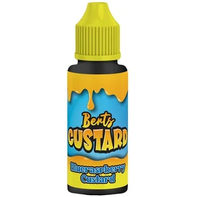 Blue Raspberry Custard E Liquid 100ml by Berts Custard