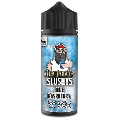 Blue Raspberry E Liquid 100ml by Old Pirate Slushys