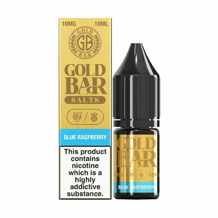 Blue Raspberry Nic Salt E-Liquid by Gold Bar