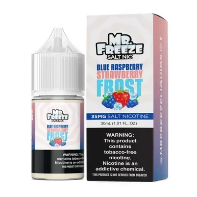 Blue Raspberry Strawberry Frost Salt 30ml E-Juice | Mr.Freeze