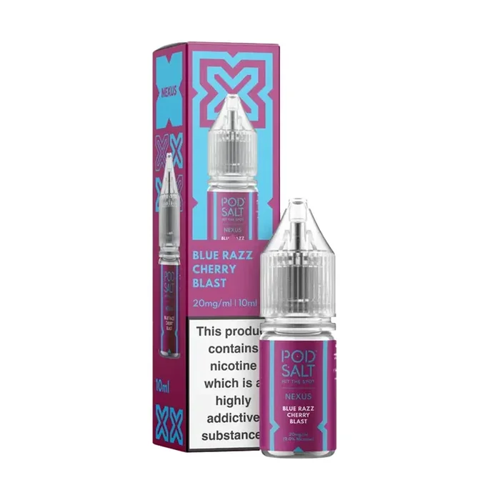 Blue Razz Cherry Blast Nic Salt by Pod Salt Nexus