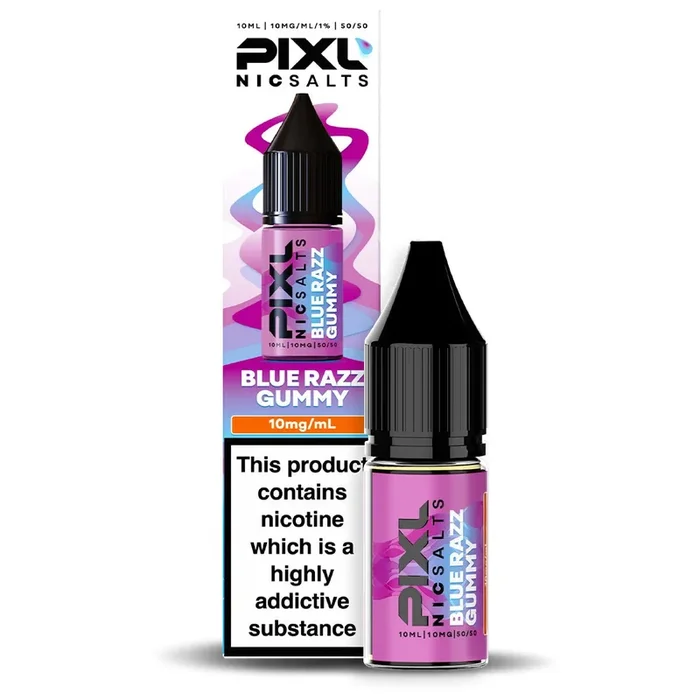Blue Razz Gummy 10ml Nic Salt By PIXL Salts
