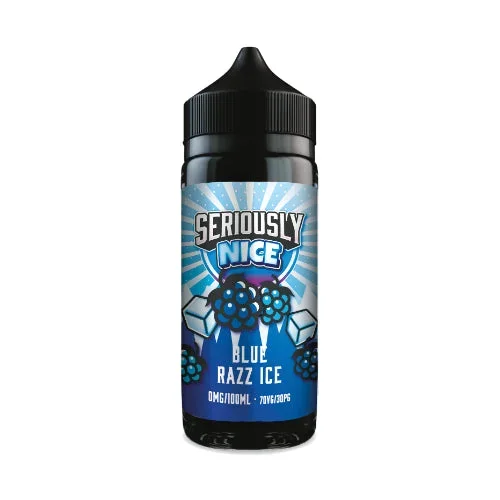 Blue Razz Ice – Seriously Nice 100ml Shortfill E-Liquid