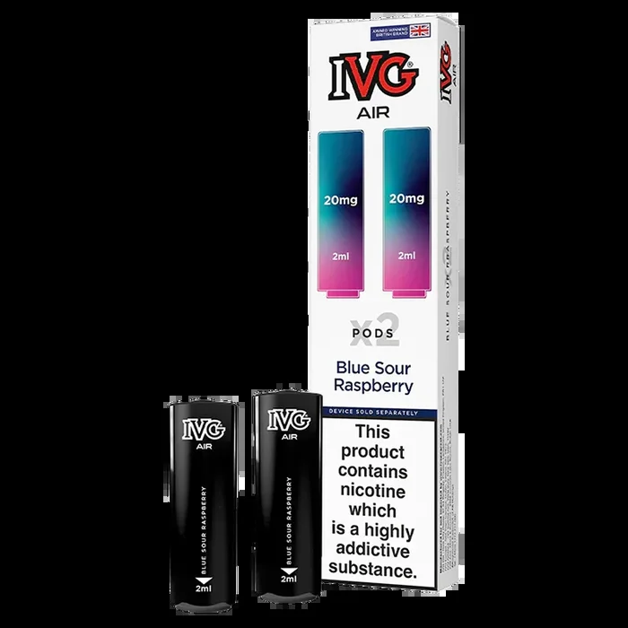 Blue Sour Raspberry IVG Air Replacement Pods