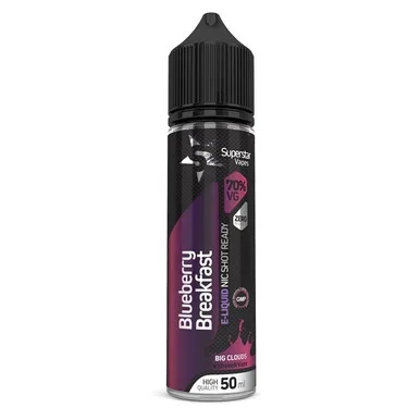 Blueberry Breakfast E Liquid 50ml Shortfill by Superstar Vapes