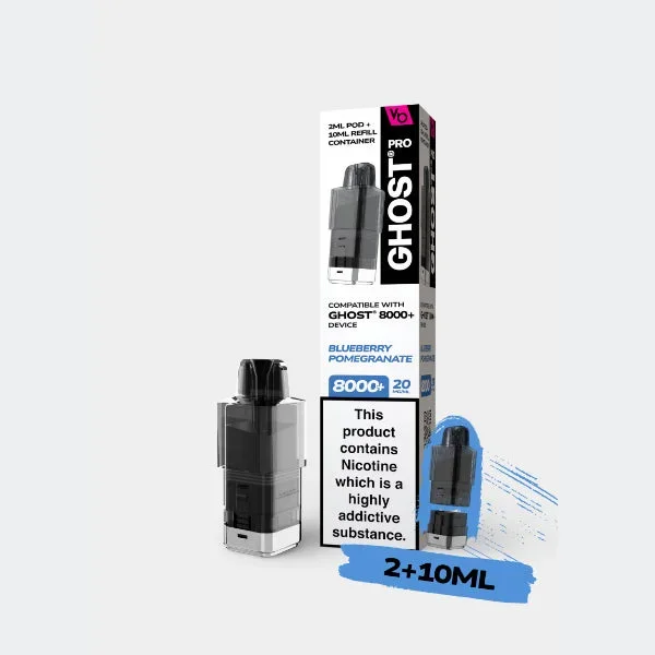 Blueberry Pomegranate – Ghost Pro 8000+ Refill Pods
