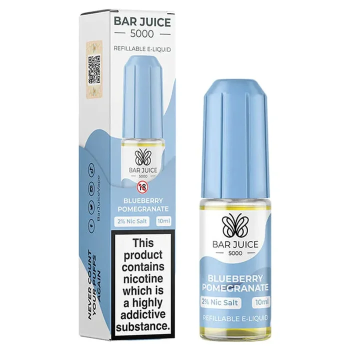 Blueberry Pomegranate Nic Salt E-Liquid by Bar Juice 5000