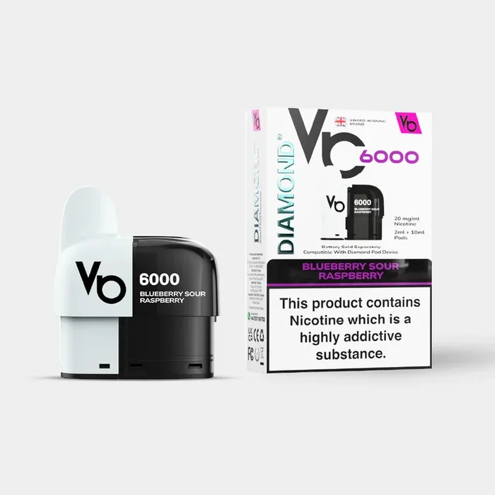 Blueberry Sour Raspberry – Diamond 6000 Replacement Pods