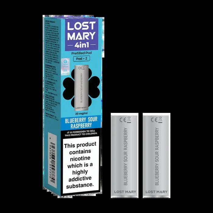 Blueberry Sour Raspberry Lost Mary 4in1 Pods