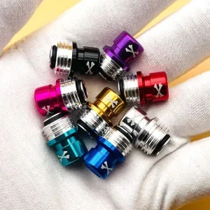 Bone Man Style BB Drip Tip Aluminum Material Mouthpiece For SXK Billet BB Boro Tank KBR,Frend Mod,Pulse AIO Vape Accessory