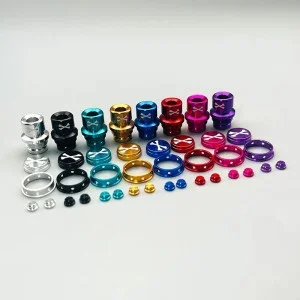 Bone Style AIO Drip Tip with Button set Aluminum Material For Dotaio v1/v2 Boro Mod Vape Accessories